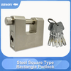 Steel Square Type Rectangle Padlock-ZF113-A