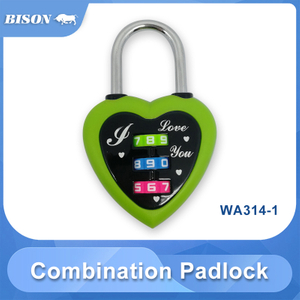Zinc Alloy Combination Padlock WA314-1
