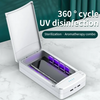 Portable UV Light Box Money Phone Mask Underwear Fast Sterilization UVC Disinfection Light Box Support Wireless Charging UV Sanitizer Box